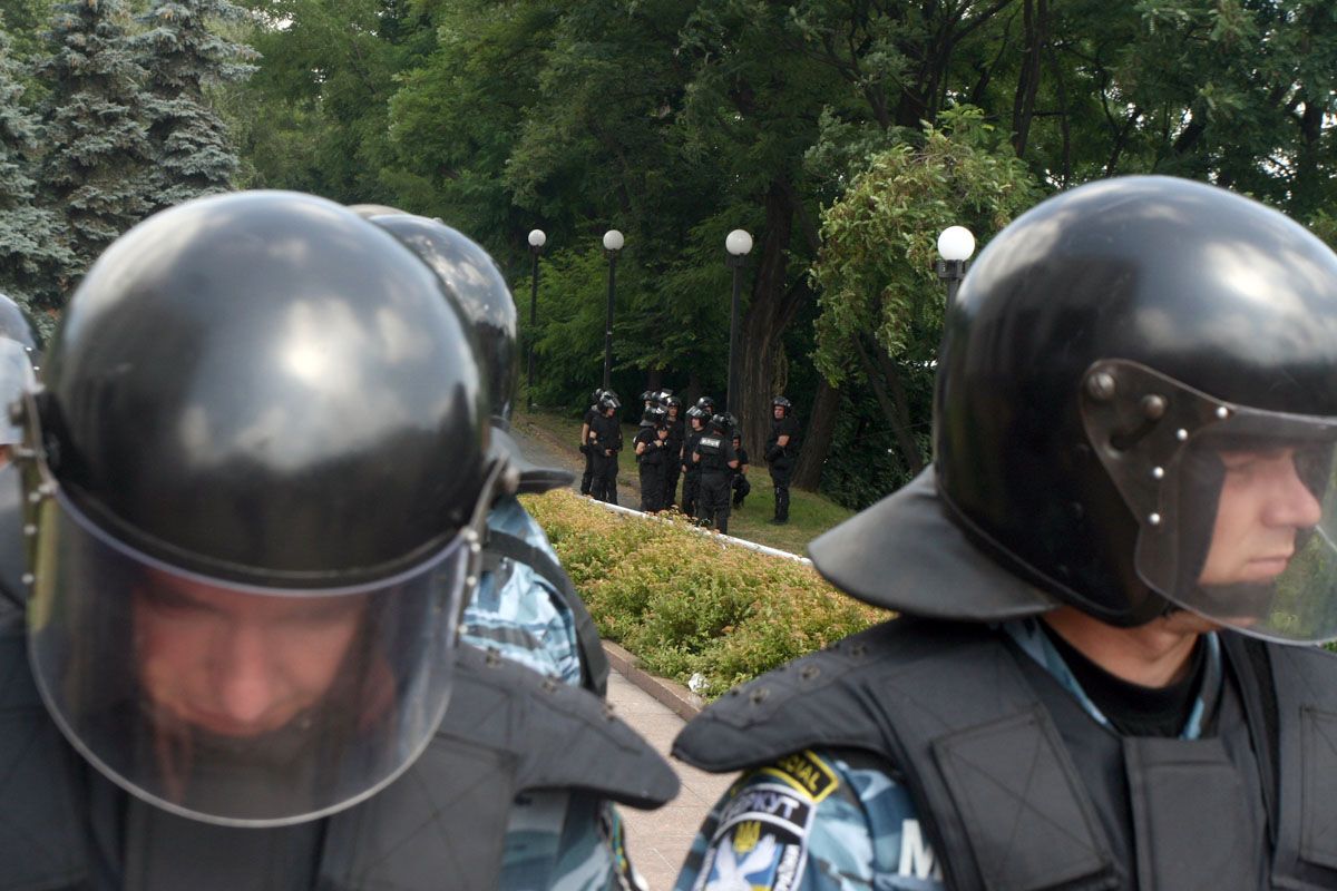 Протесты под Украинским домом