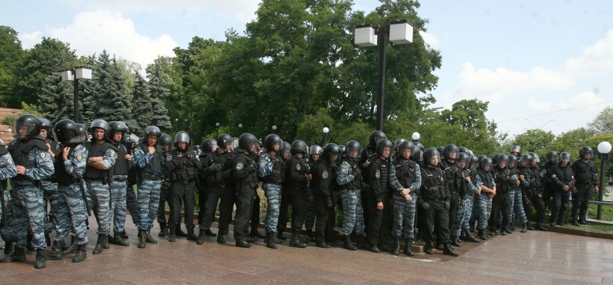 Протесты под Украинским домом