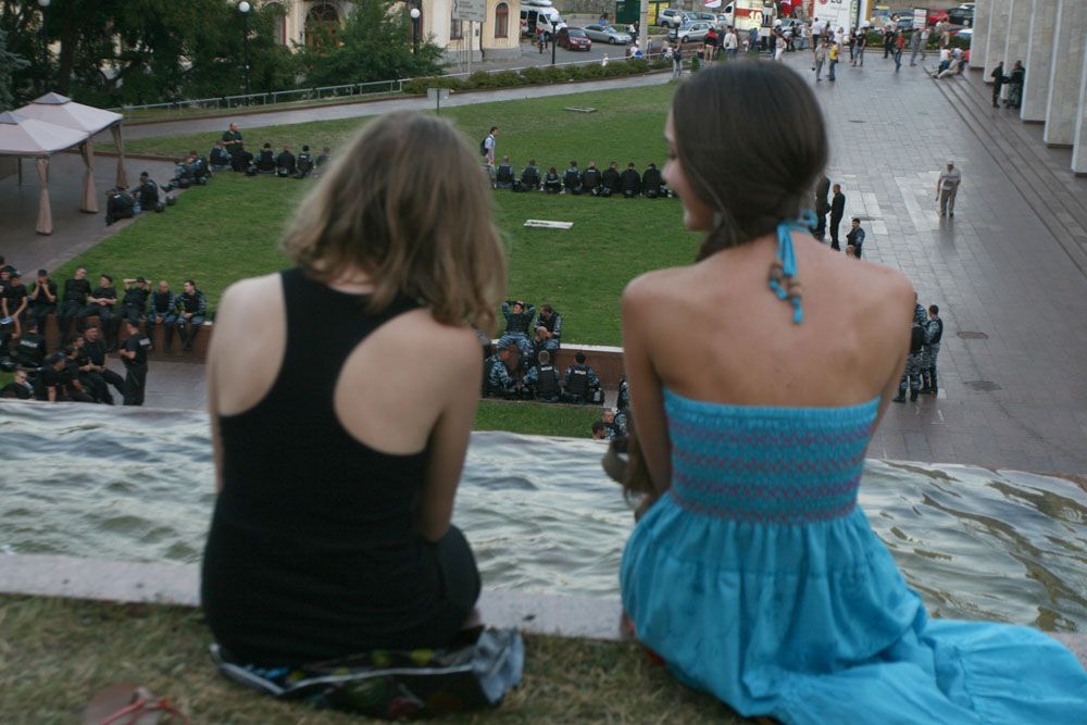 Второй день протестов под Укрдомом