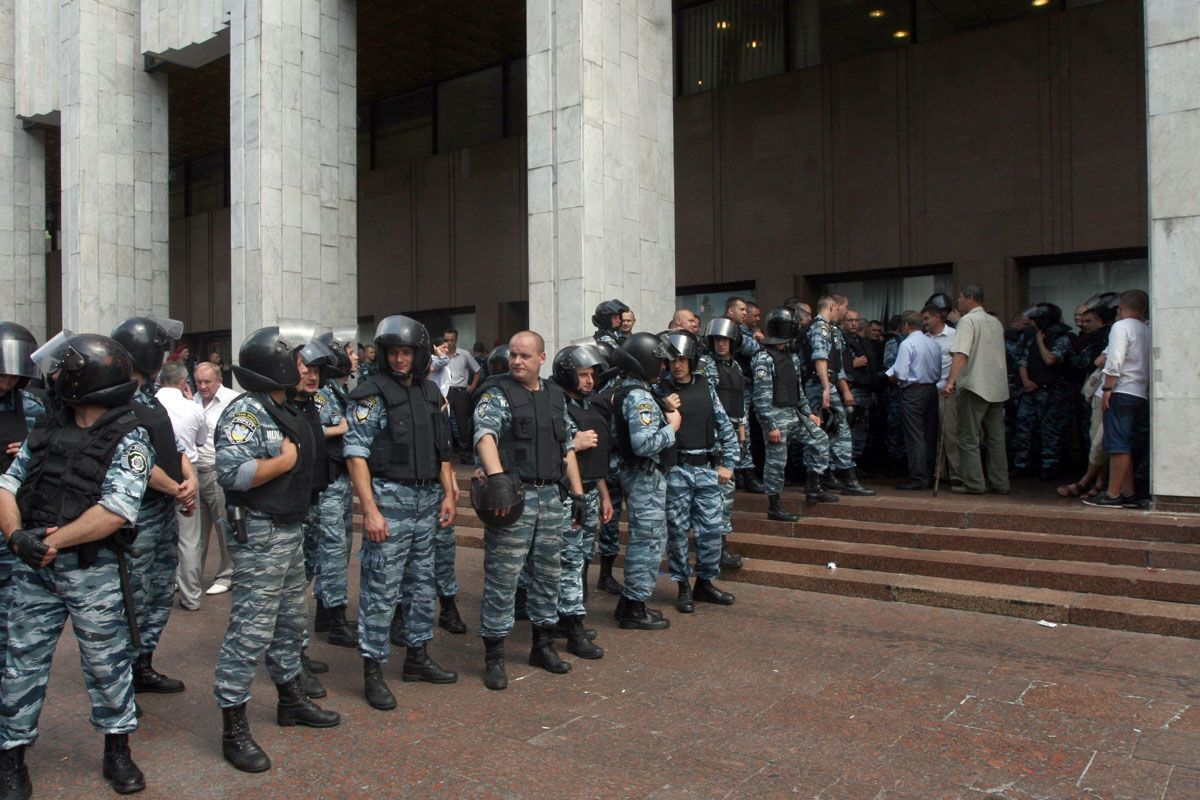 Протесты под Украинским домом