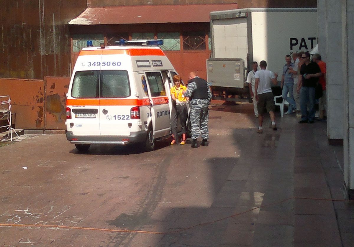 Протесты под Украинским домом