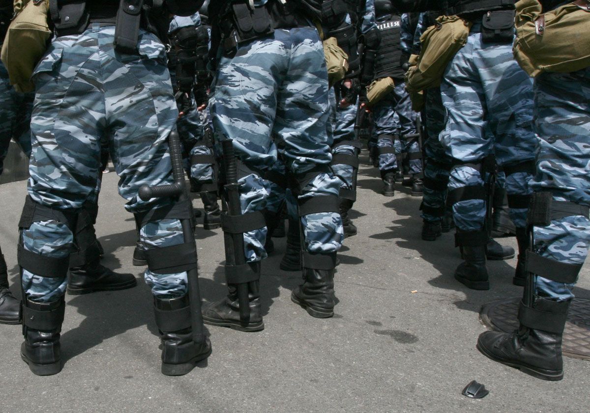 Протесты под Украинским домом