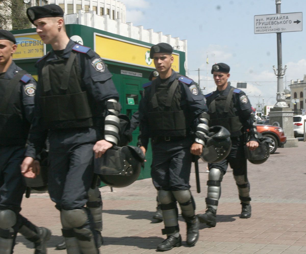 Протесты под Украинским домом