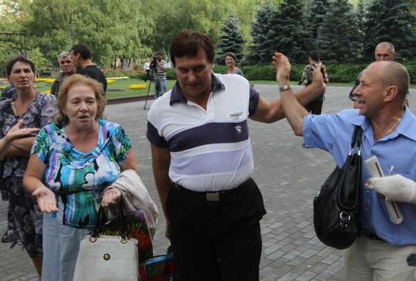 В Донецке защищали украинский язык