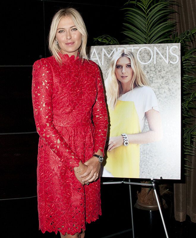 Шараповой пришлось трижды переодеваться. Фото