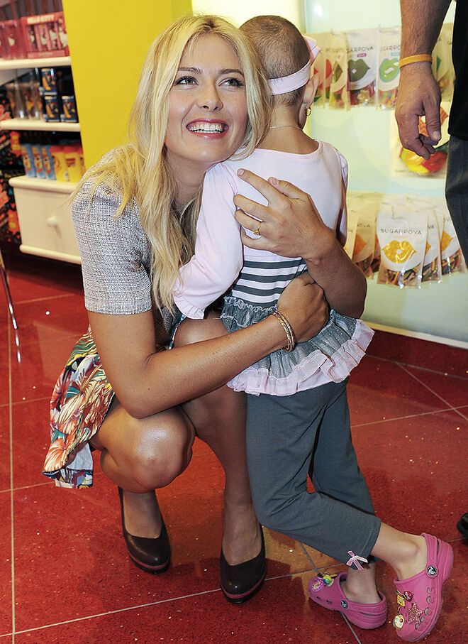 Шараповой пришлось трижды переодеваться. Фото