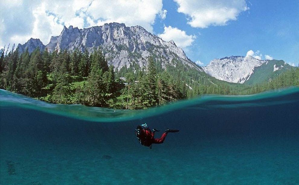 Подводный парк "Зеленое озеро"