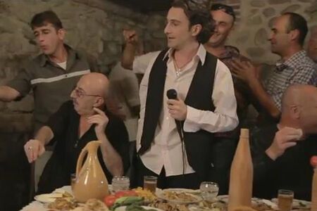 Грузины спели Саакашвили "Давай, до свидания!"