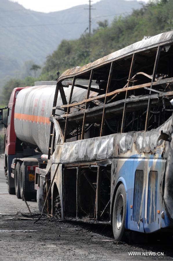 Фото ужасного "метанового" ДТП в Китае