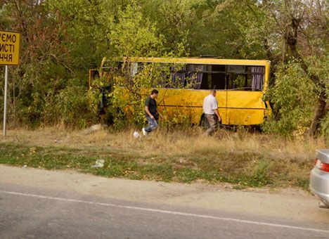 У Криму фура врізалася в автобус: є загиблі