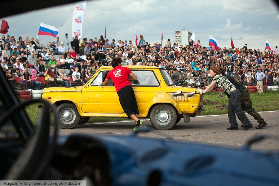 Битва каскадеров в Тушино