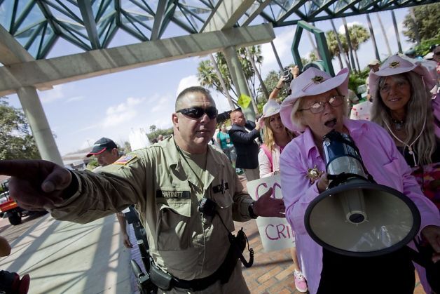 Во Флориде пытались заковать в наручники Кондолизу Райс