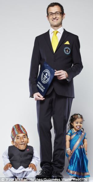 Самые маленькие мужчина и женщина в мире. Фото