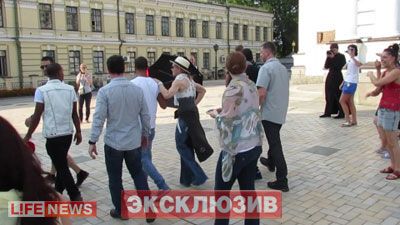 Мадонна вместо репетиции пошла на экскурсию по Киеву