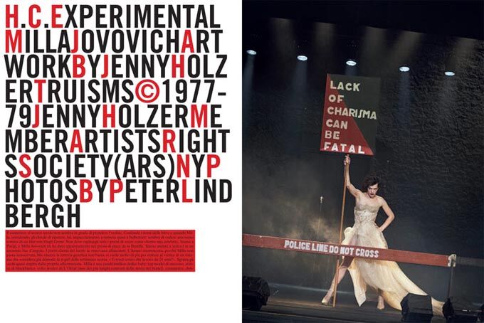 Милла Йовович на митинге