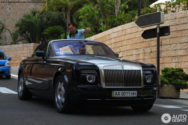 Машины украинских олигархов в Монако. Фото. Видео  