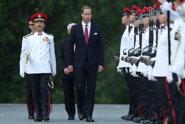 Принц Уильям и Кейт посетили Сингапур. Фото