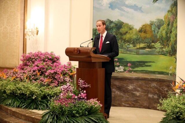 Принц Уильям и Кейт посетили Сингапур. Фото