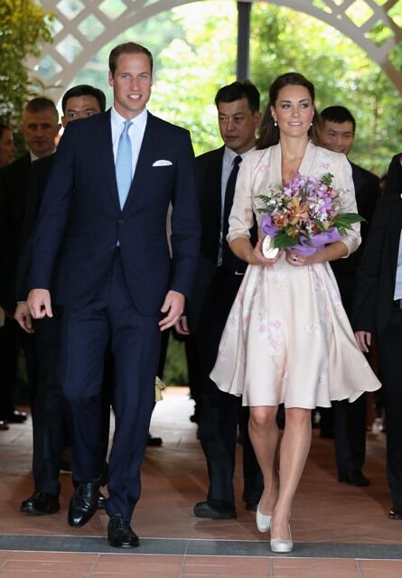 Принц Уильям и Кейт посетили Сингапур. Фото