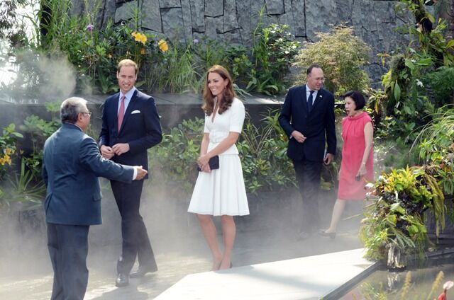 Принц Уильям и Кейт встретились с детьми. Фото