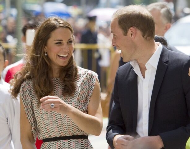 Принц Уильям и Кейт встретились с детьми. Фото