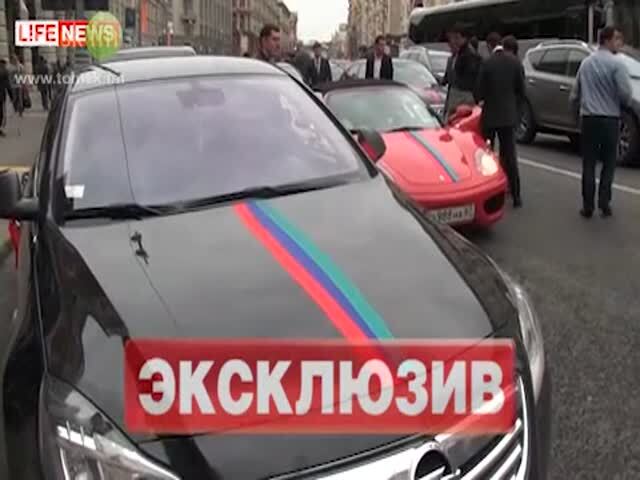 Весільний кортеж відкрив стрілянину в центрі Москви