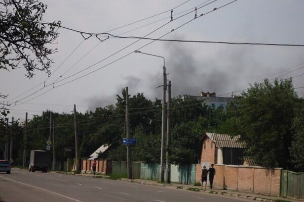 У Полтаві горів завод "Полтавахіммаш"