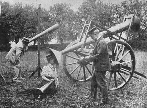 Забавные средства ПВО Первой мировой войны. Фото 