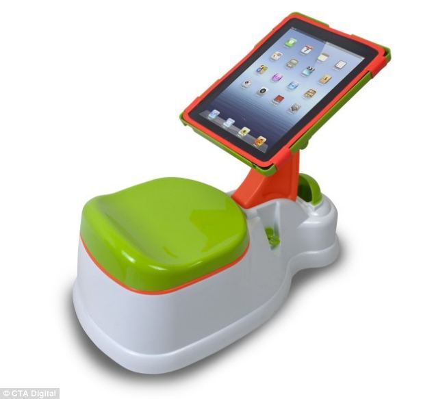 В детский горшок вмонтировали iPad. Фото, Видео 