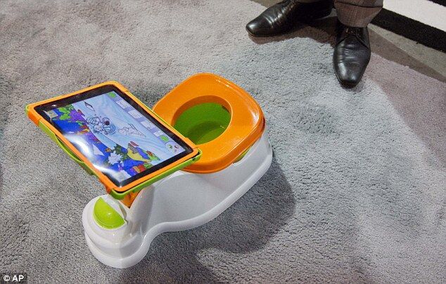 В детский горшок вмонтировали iPad. Фото, Видео 