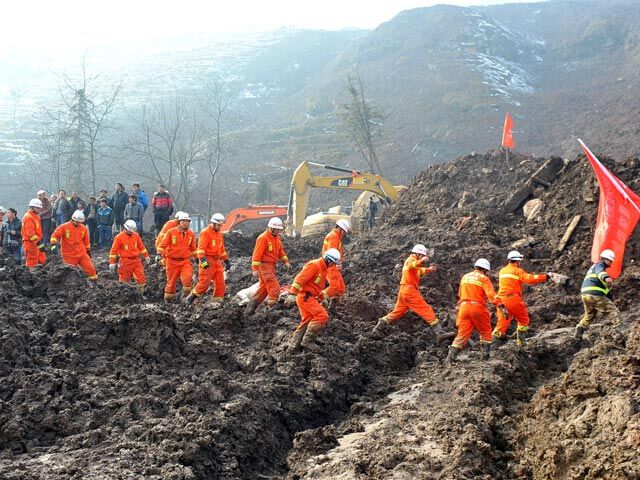 Оползень в Китае унес полсотни жизней