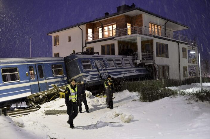 Уборщица угнала электричку в Швеции. Фото