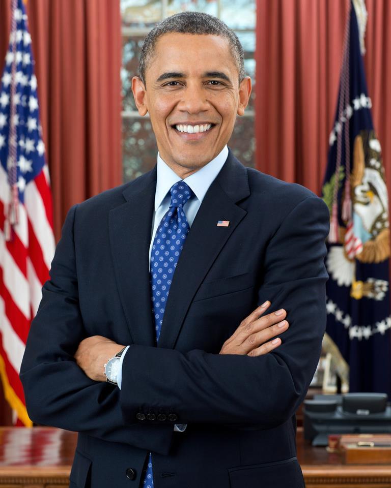 На новом официальном фото Обама светится от счастья