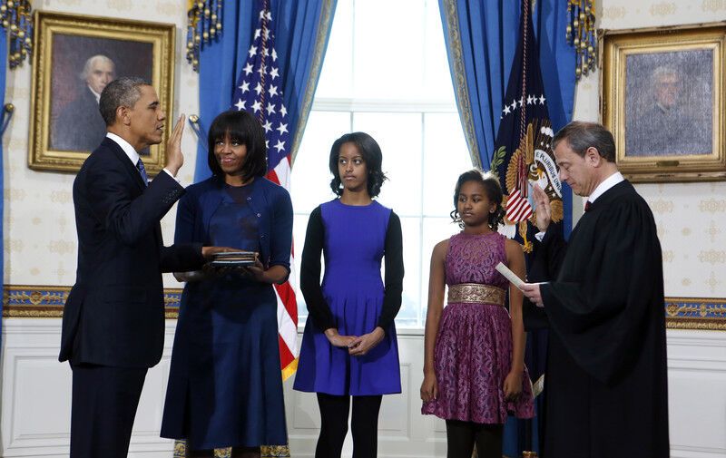 Обама прийняв президентську присягу в Білому домі. Відео