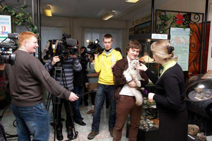 Кот-политик из Екатеринбурга встретился с мэром