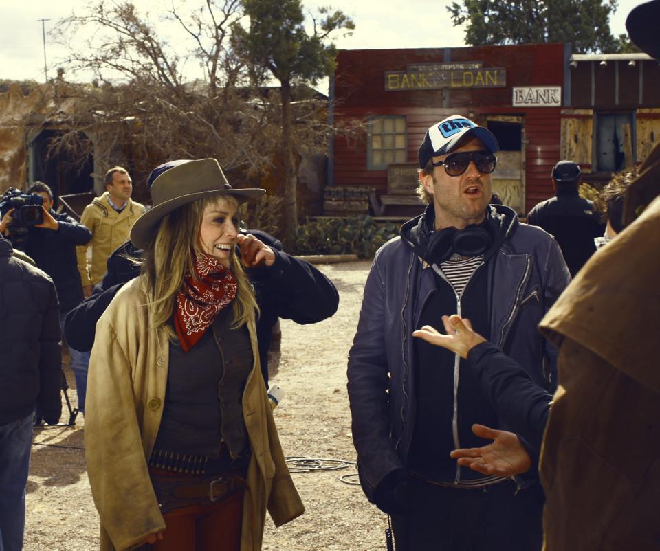 "Любовь в большом городе 3": Шэрон Стоун и Вера Брежнева на съемках