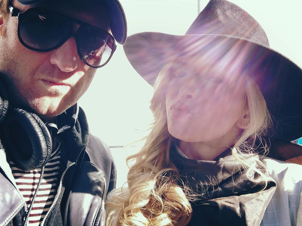 "Любовь в большом городе 3": Шэрон Стоун и Вера Брежнева на съемках