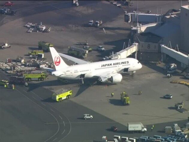 В аеропорту Бостона загорівся Boeing-787. Відео