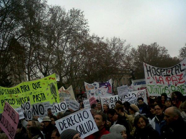 В Мадриде протестуют против приватизации больниц 