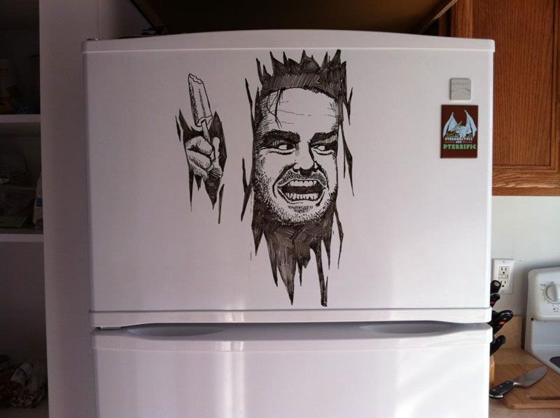 Малюнки на холодильнику