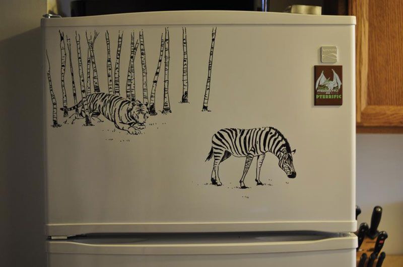 Малюнки на холодильнику