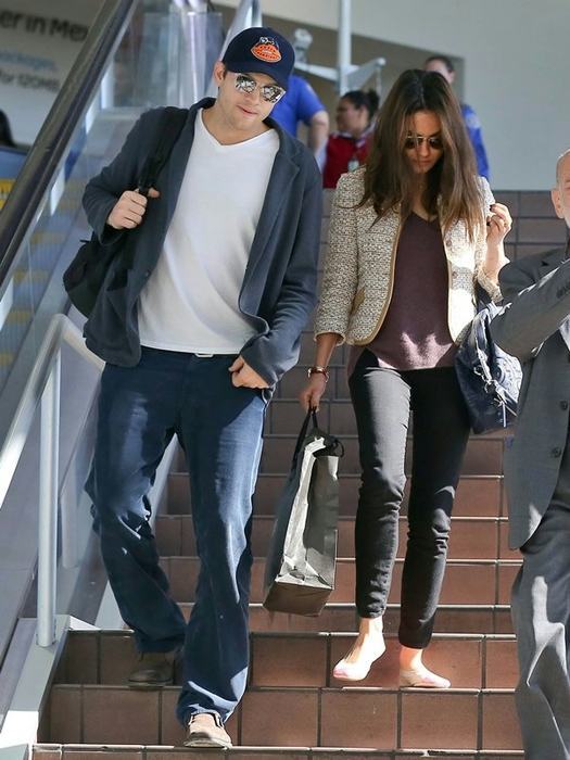 Эштон Катчер всюду сопровождает Милу Кунис