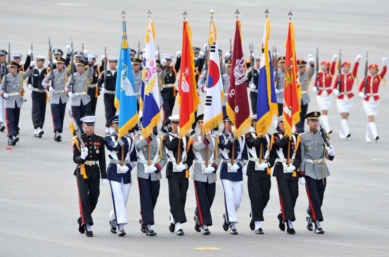 Военный парад в Южной Корее