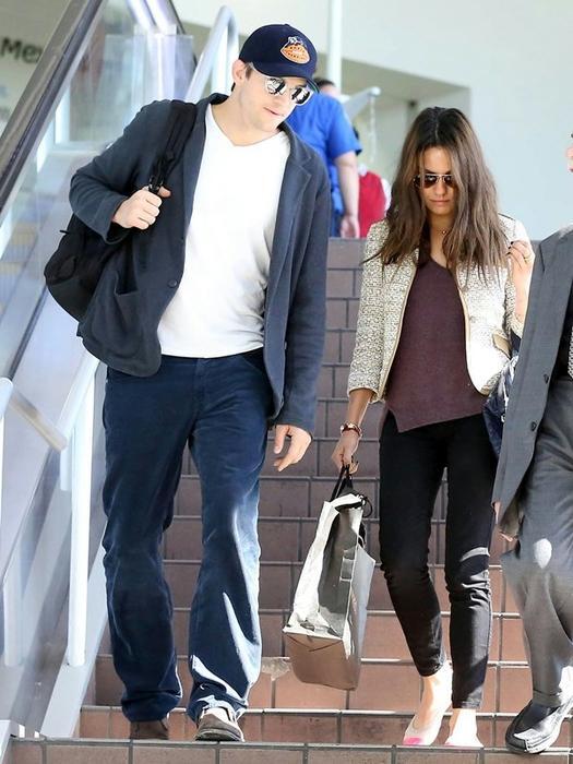 Эштон Катчер всюду сопровождает Милу Кунис