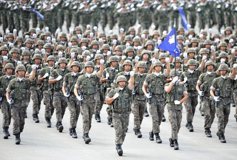 Военный парад в Южной Корее