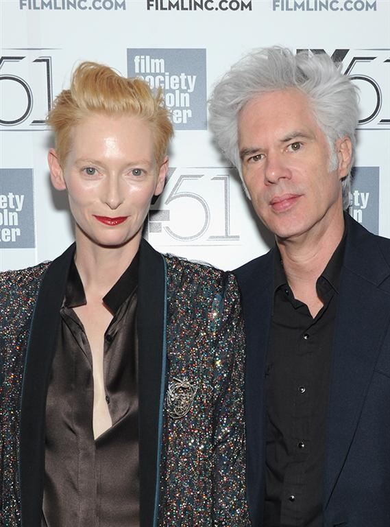 Тильда Суинтон и Джим Джармуш на "вампирской" премьере в Нью-Йорке