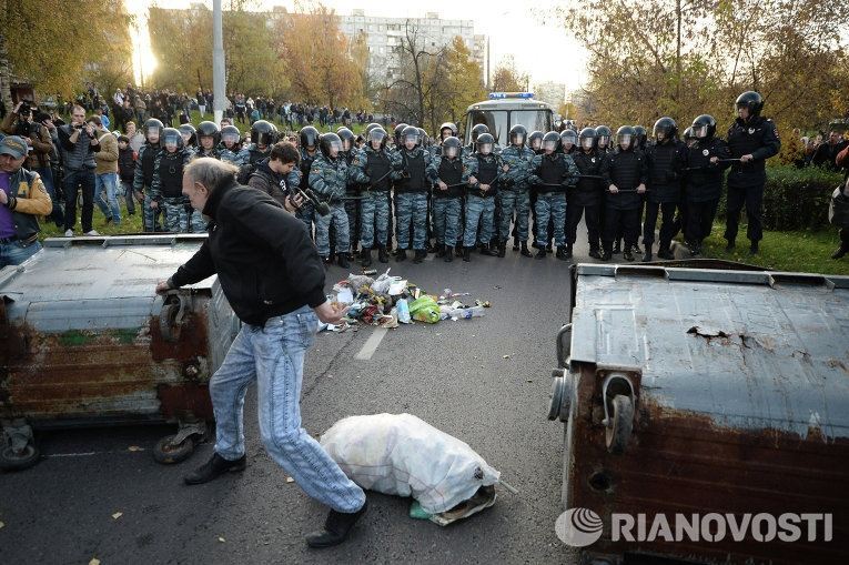 В Москве вспыхнули беспорядки из-за резонансного убийства