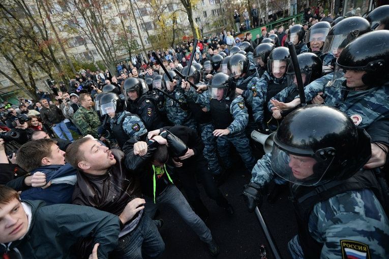 В Москве вспыхнули беспорядки из-за резонансного убийства