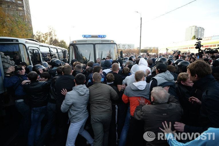 В Москве вспыхнули беспорядки из-за резонансного убийства