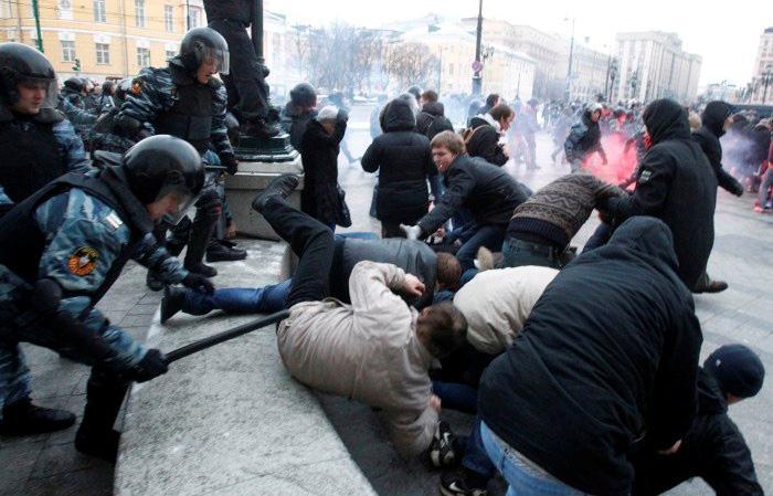 Крупнейшие массовые беспорядки в Москве с начала века